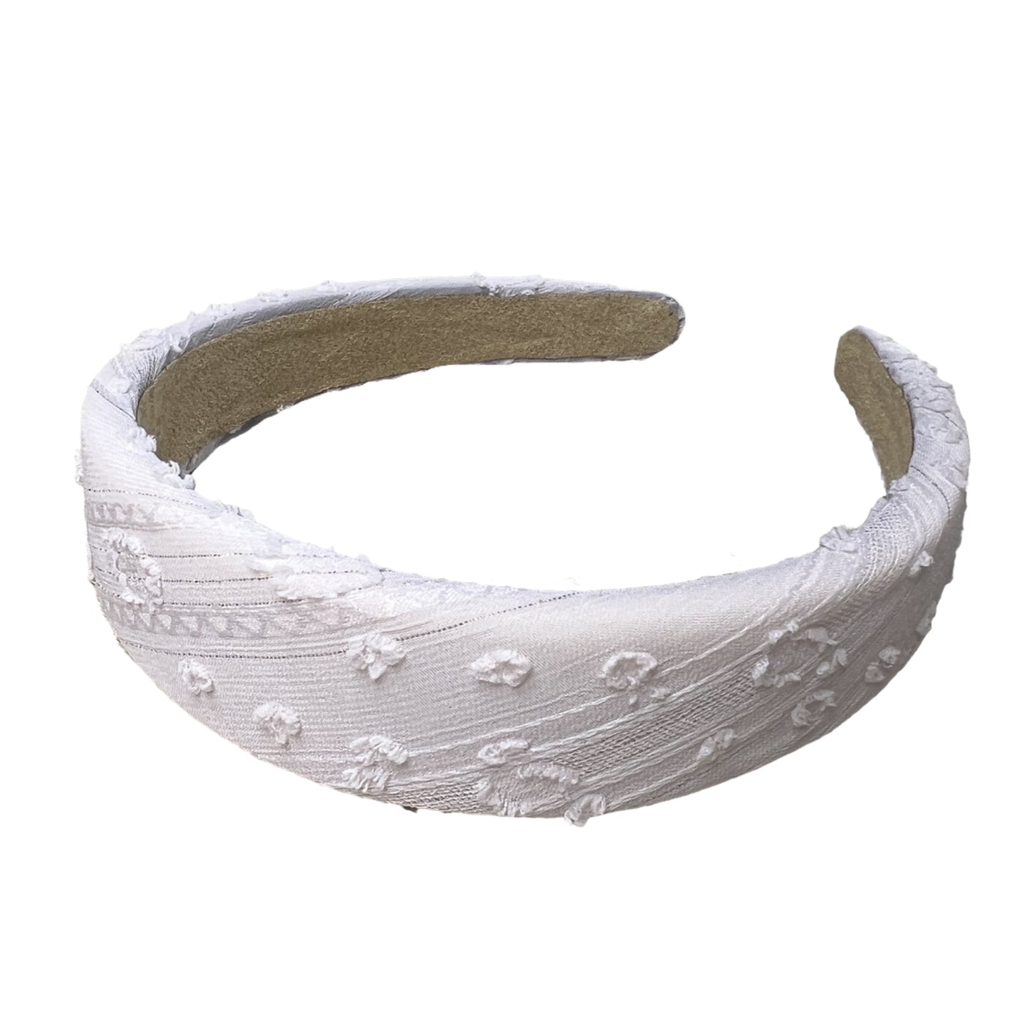 Imagen del producto: Diadema tela con textura rosado claro