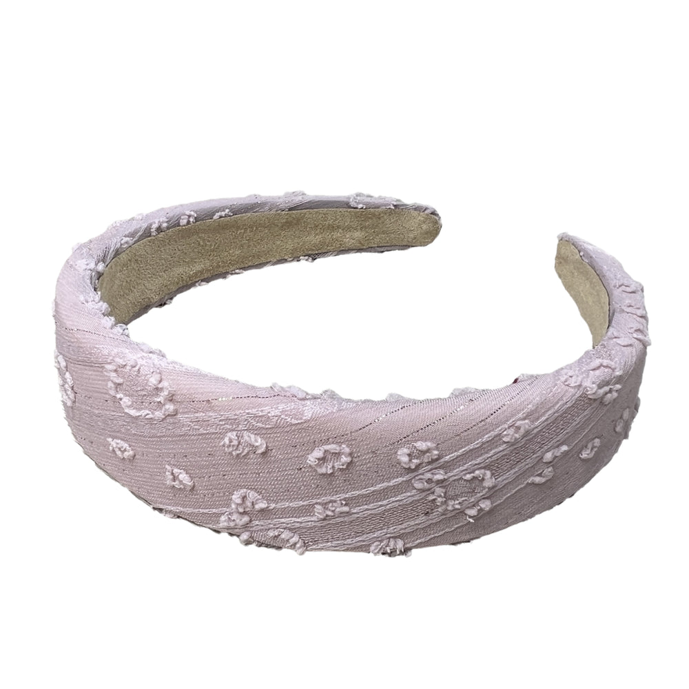 Imagen del producto: Diadema tela con textura morado claro