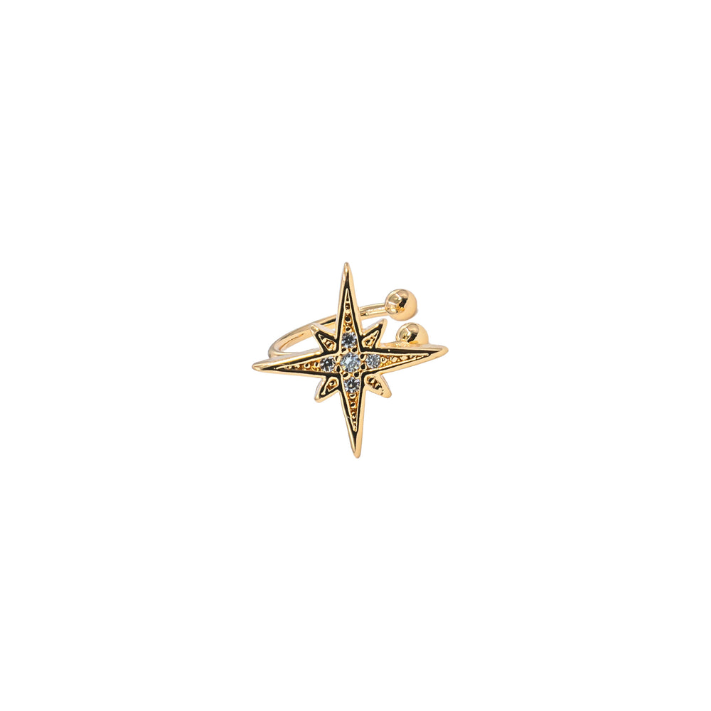 Imagen del producto: Earcuff estrella naciente dorada