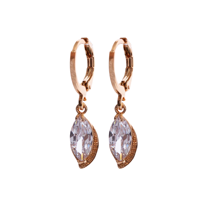 Imagen del producto: Aretes óvalo transparente