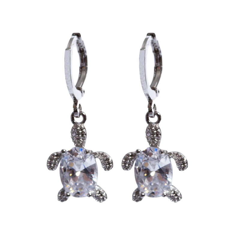 Imagen del producto: Aretes tortuga transparente