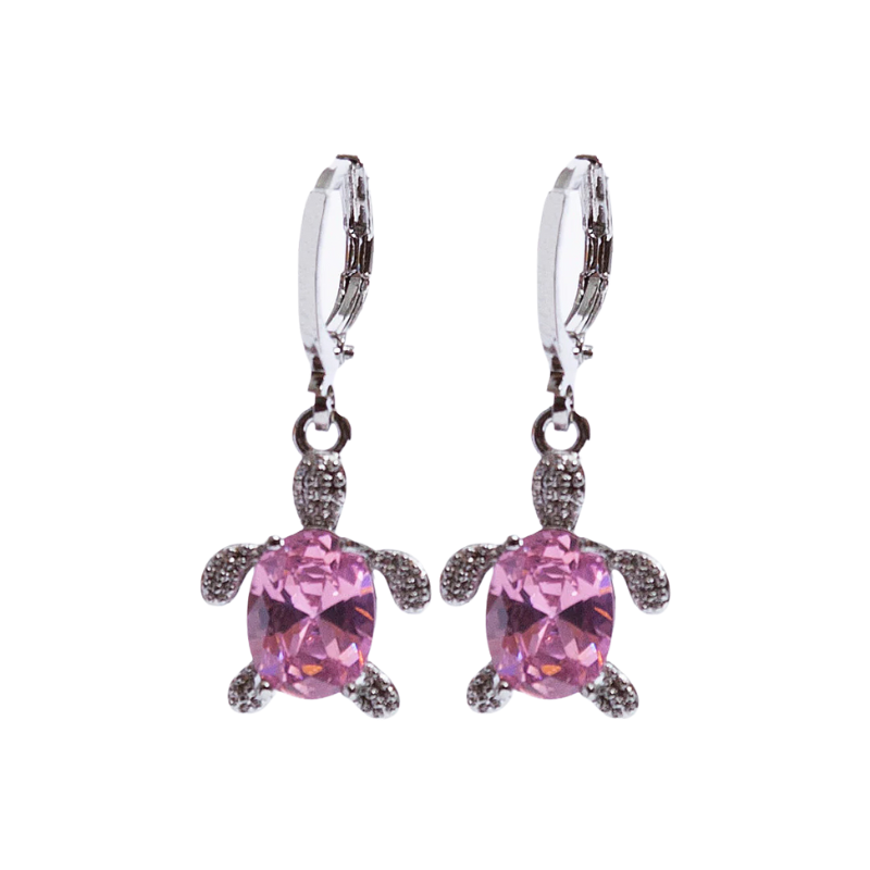 Imagen del producto: Aretes tortuga rosa