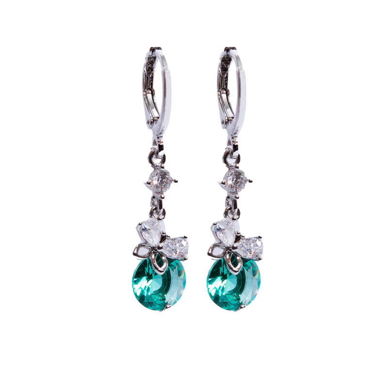 Imagen del producto: Aretes minimariposa verde