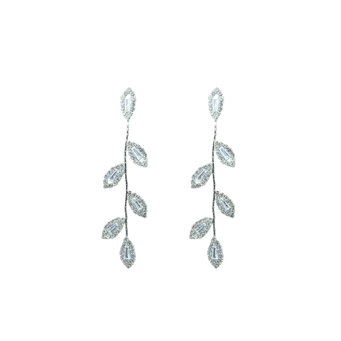 Imagen del producto: Arete ramas plateadas