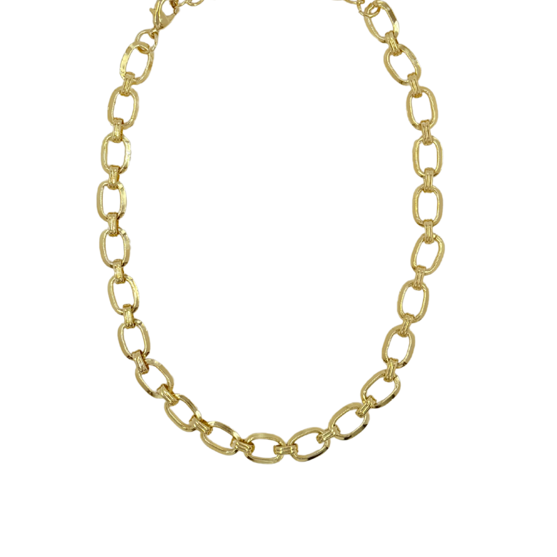 Imagen del producto: Collar eslabones dorado